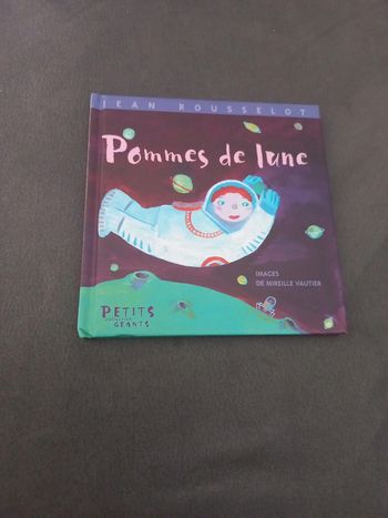 Livre enfant pommes de lune petits géants