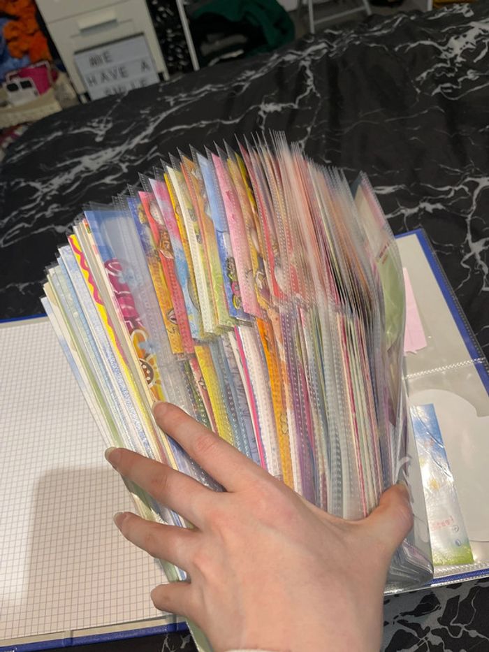 Énorme lot feuille diddl de votre choix