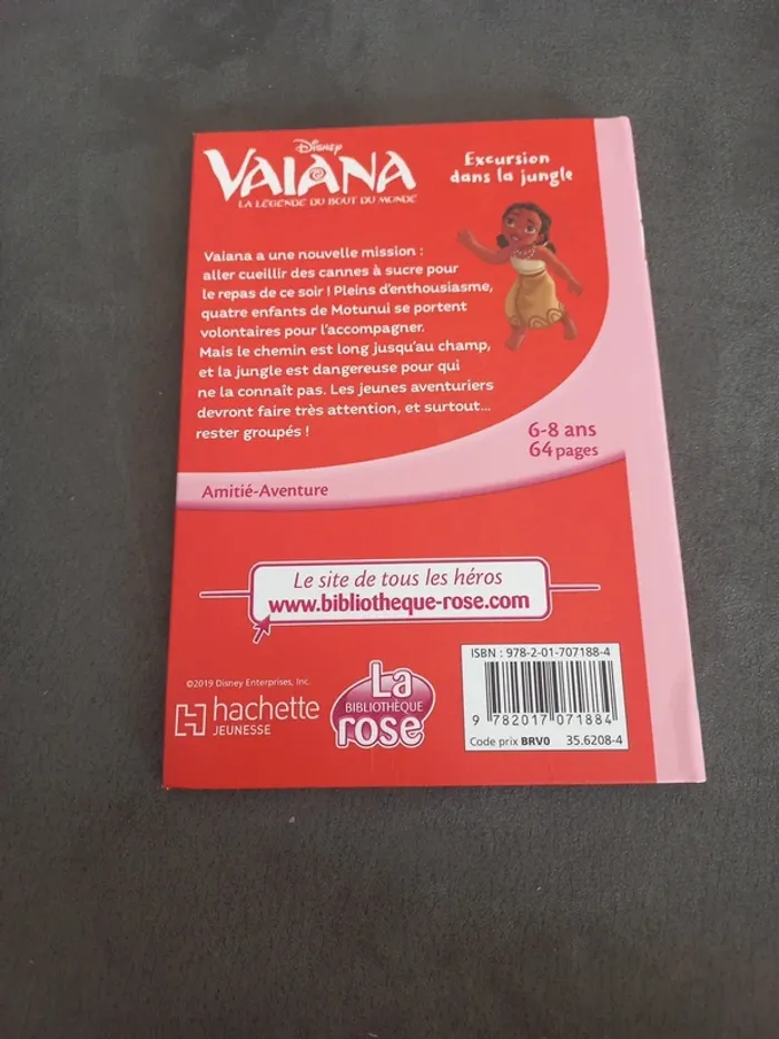 Livre blibliotheque rose disney vaiana tome 13 6/8 ans - photo numéro 3