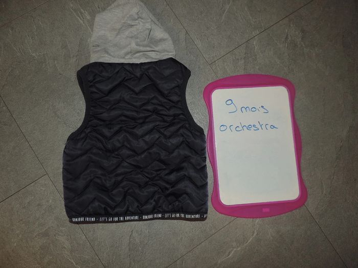 doudoune sans manche orchestra taille 9 mois - photo numéro 2