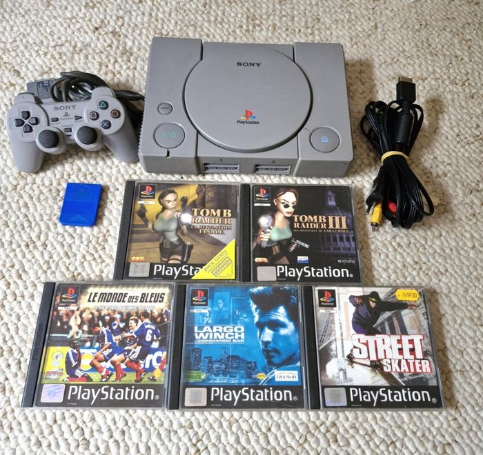Console ps1 PlayStation 1 sony et jeux