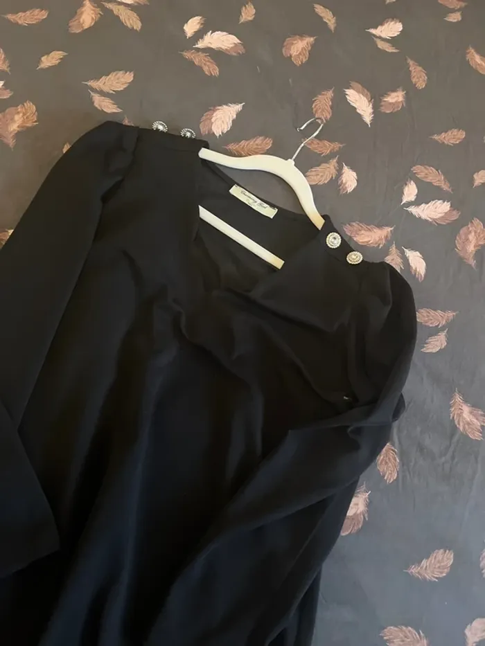 Robe noir strass - photo numéro 4