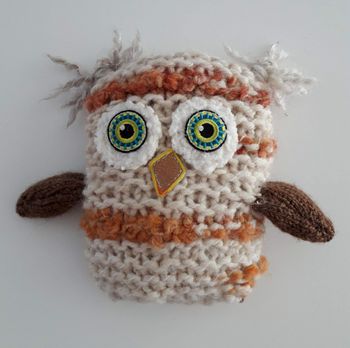 Mini doudou chouette handmade