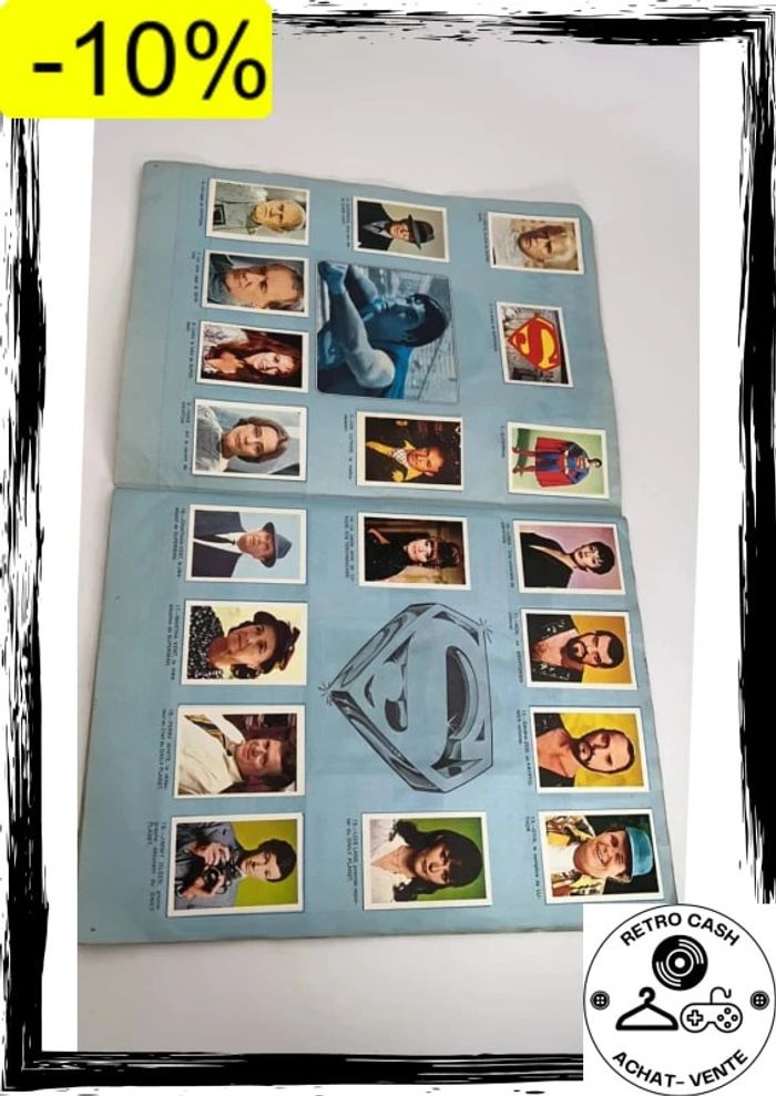 Superman The Movie - album collecteur de vignettes complet - ageducatifs - style PANINI - photo numéro 4