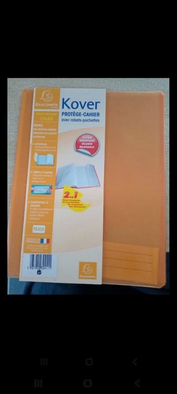 Protège cahier 17/ 22 exacompta 