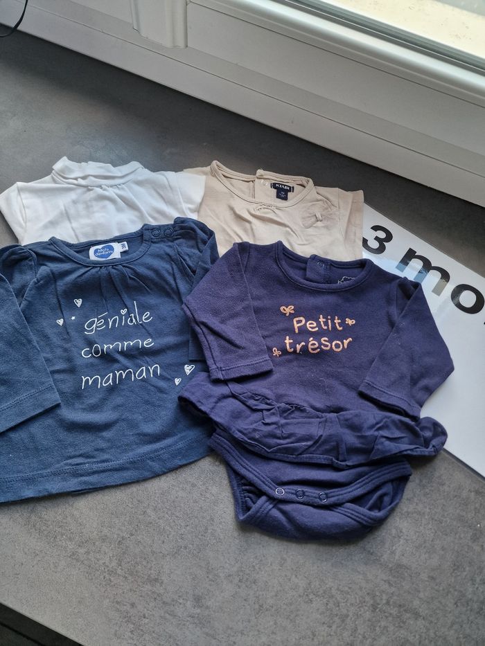 Lot 3 mois filles - photo numéro 2