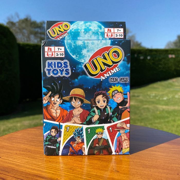 Uno jeu de cartes dragon ball z one piece naruto demon slayer