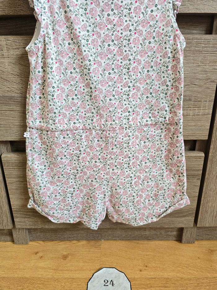 Vêtement Bébé Fille - Combishort fleurie - Obaibi - 23 mois 86 cm - photo numéro 8