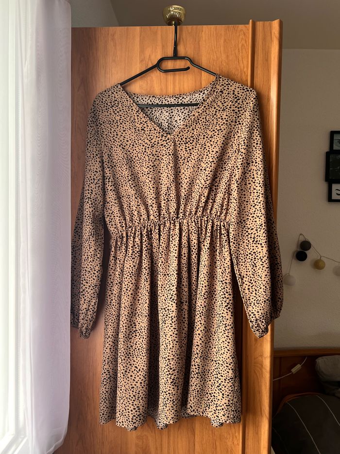 Robe légère beige et brune Shein taille S