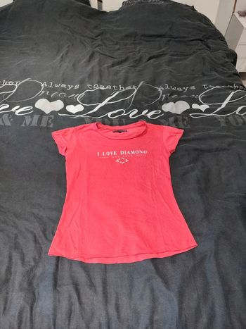 Tee shirt rouge taille S