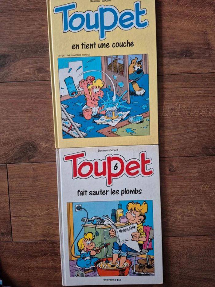 Lot de 2 bandes dessinées Toupet