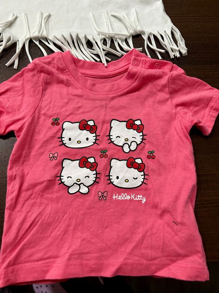 Lot de 5 tshirts manches courtes bébé filles - photo numéro 6