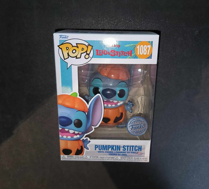 Figurine Funko Pop / Pumpkin Stitch 1087 / Lilo & Stitch / Disney / Spécial édition