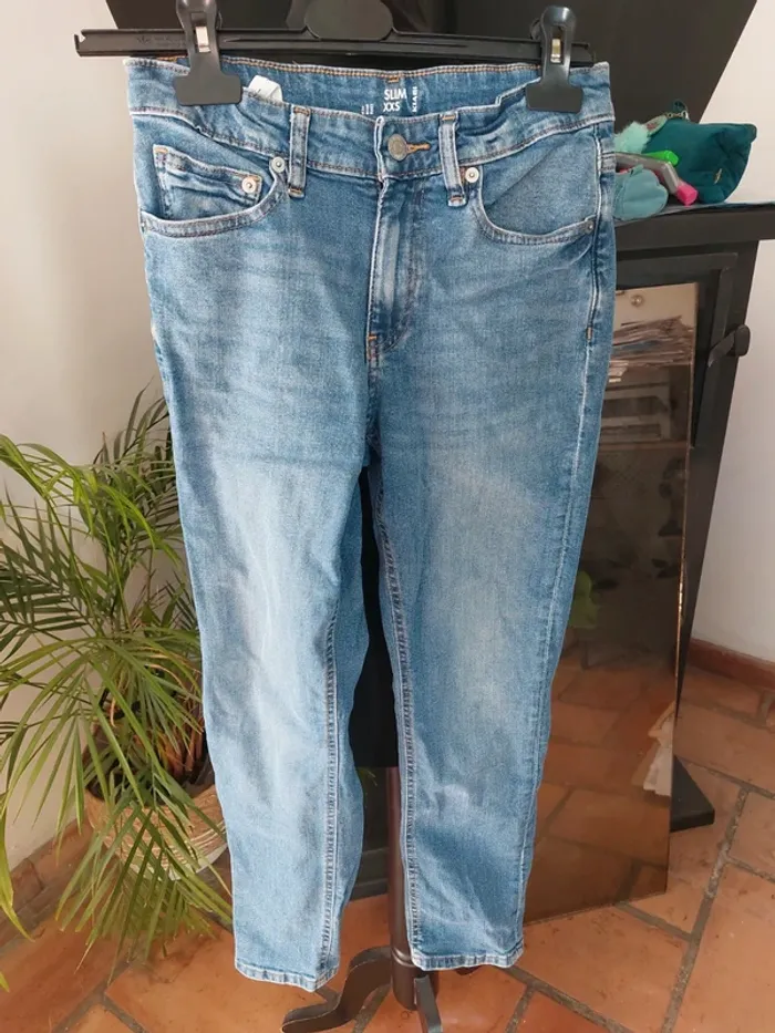 Jeans taille haute