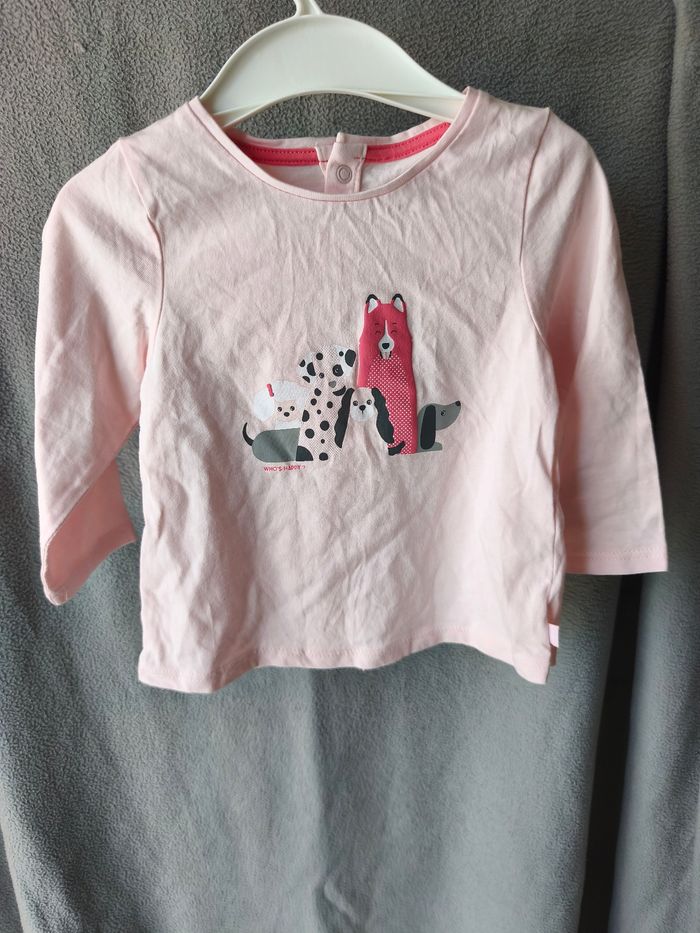 T-shirt bébé fille Obaïbi taille 12 mois