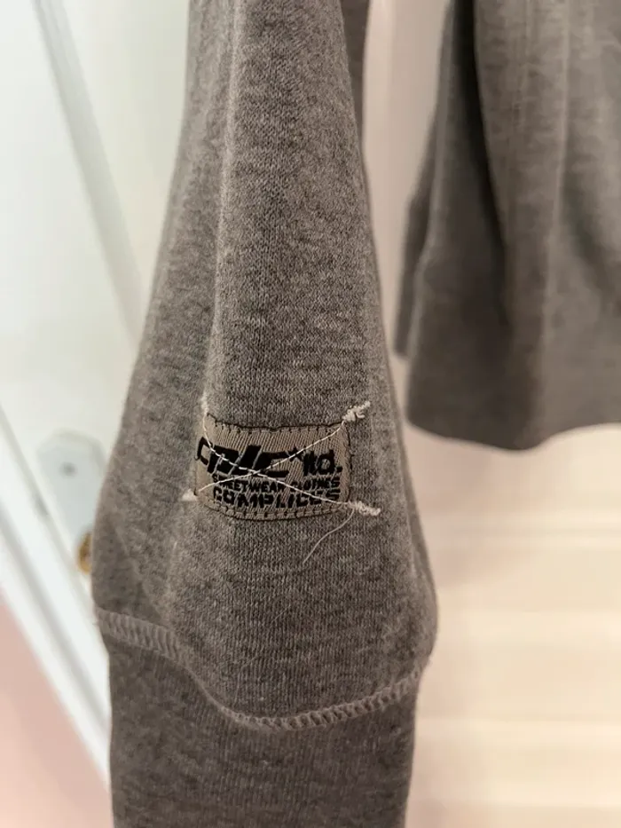 Sweat à capuche gris - photo numéro 3