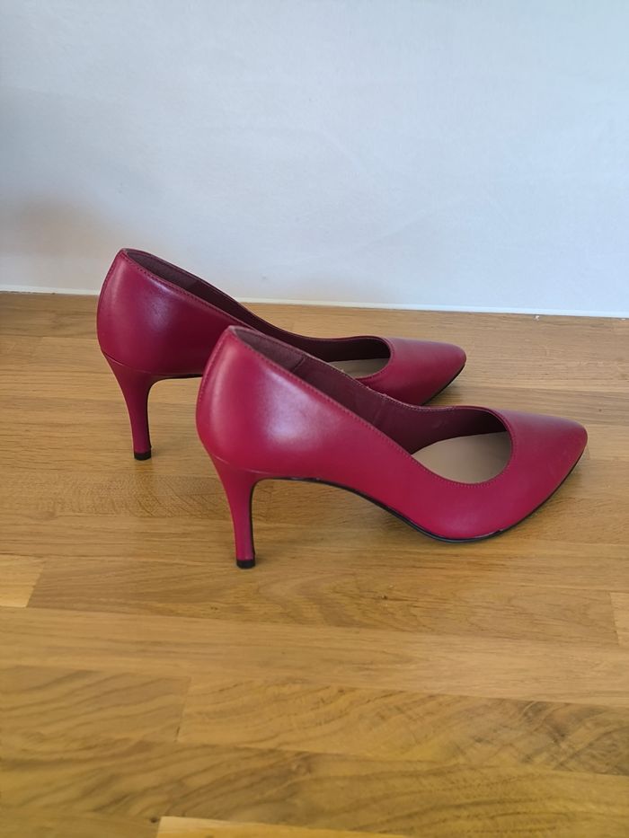 Escarpins bordeaux Eram - photo numéro 3