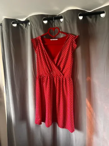 Robe à pois