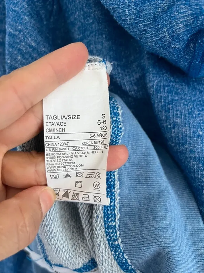Veste gilet à capuche Benetton taille 5–6 ans 💫 - photo numéro 3