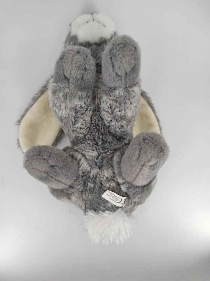 Peluche Lapin Gris Chiné Omnicolor - photo numéro 4