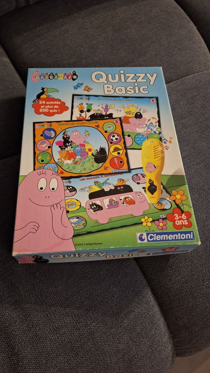 Jeu électronique avec stylet barbapapa - photo numéro 2