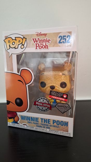 Funko pop disney Winnie the pooh glitter emp paillettes tigrou porcinet 