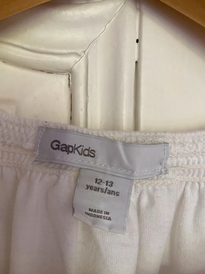 Blouse en jersey brodé Gap 12/13 ans - photo numéro 5