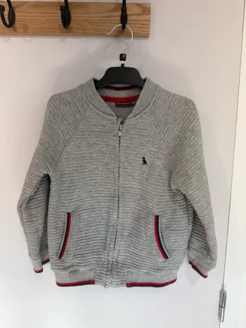 Gilet garçon sergent major - gris thème Dino 5 ans