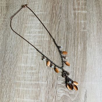 Collier vintage | marron 🌸