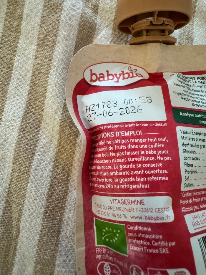 Lot brassés babbybio - photo numéro 9