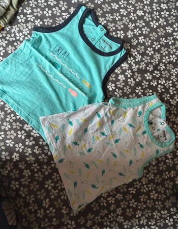 Lot de 2 débardeurs