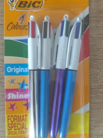 Stylos BIC 4 couleurs