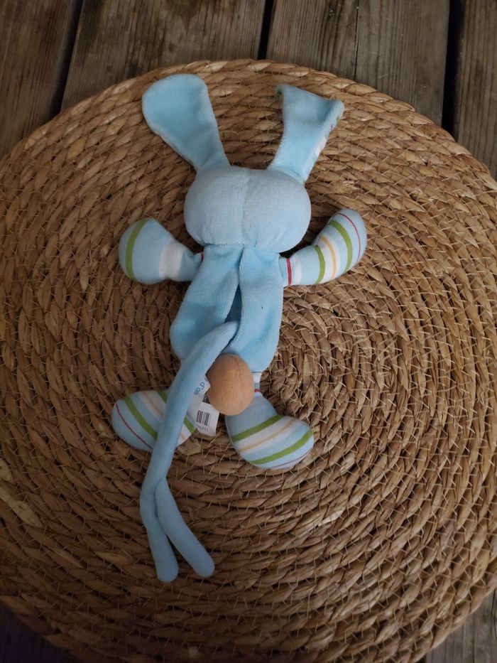 Doudou lapin attache tétine - photo numéro 4