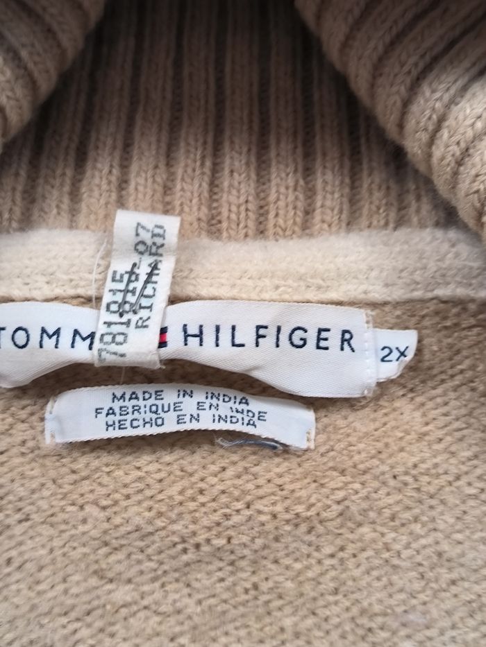 Gilet sans boutons femme Tommy Hilfiger marron - photo numéro 3