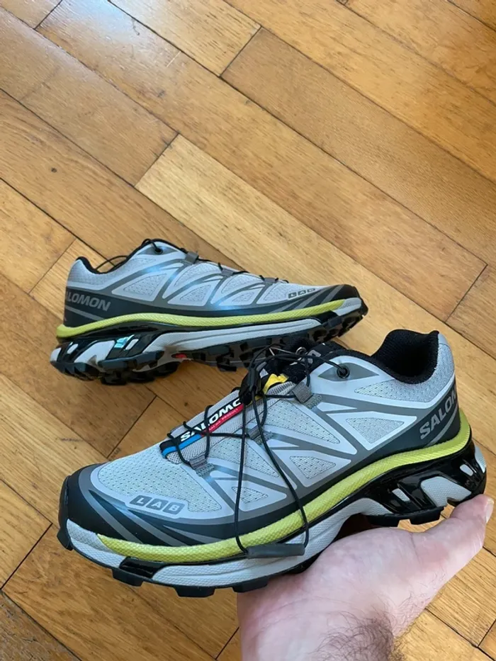 Salomon XT-6 Alloy Black / Dark Citron - 37,5EU