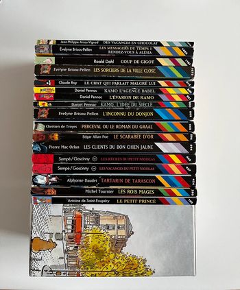 Lot Livres / Romans Folio Junior x17