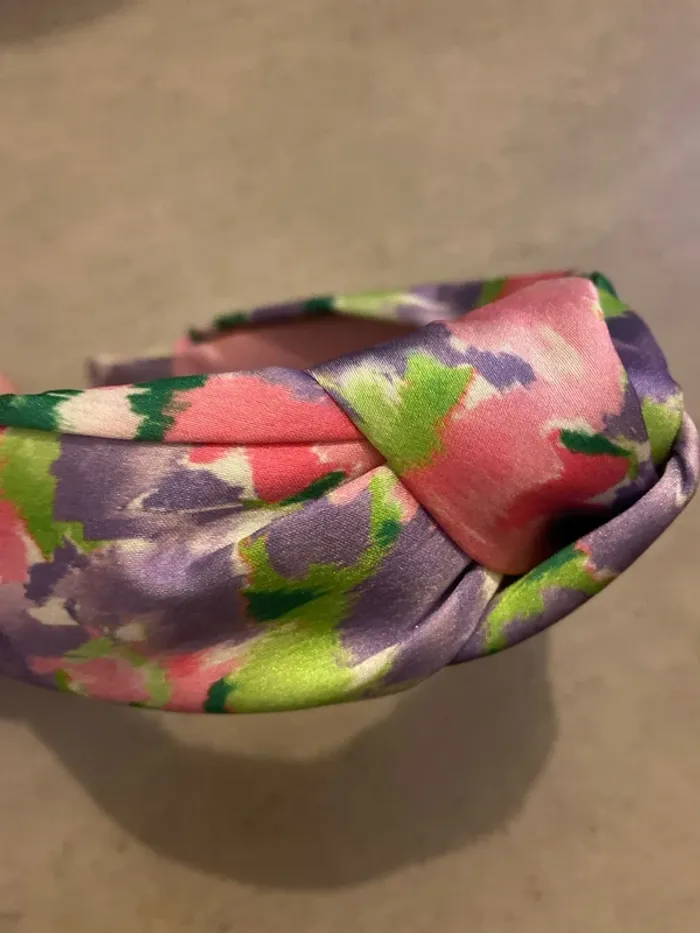 Serre tête à motifs fleur - photo numéro 4