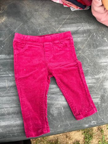 Pantalon fille 12 mois