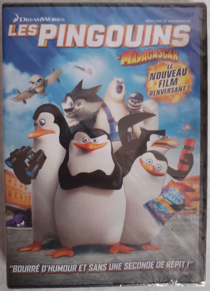 Les Pingouins De Madagascar Film Eric Darnell Dvd Neuf Sous Blister