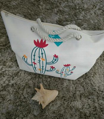 Sac de plage blanc Taille XXL