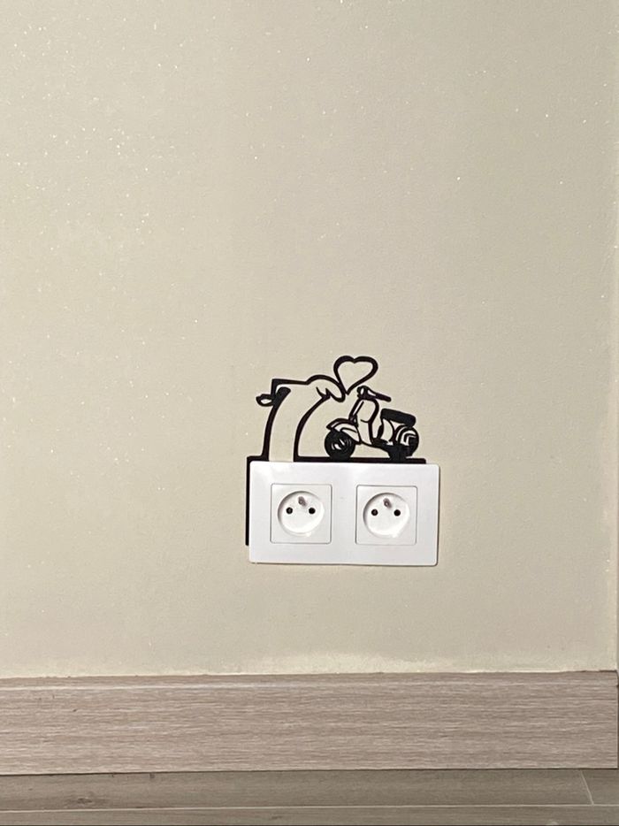 Décoration d’interrupteur la Linea