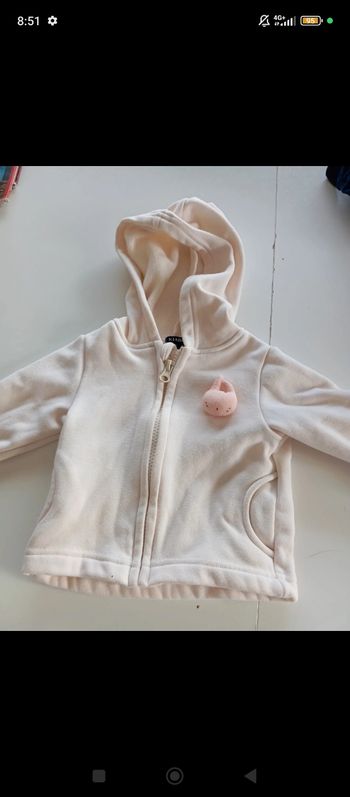 Veste à capuche 6 mois Kiabi