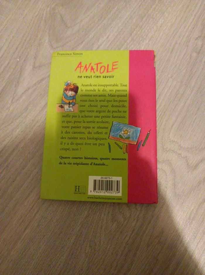Livre La bibliothèque rose Anatole ne veut rien savoir - photo numéro 4