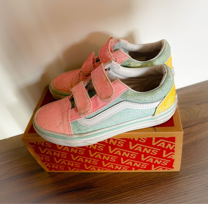 Vans pailleté multicolore scratch taille 30.5 - photo numéro 3