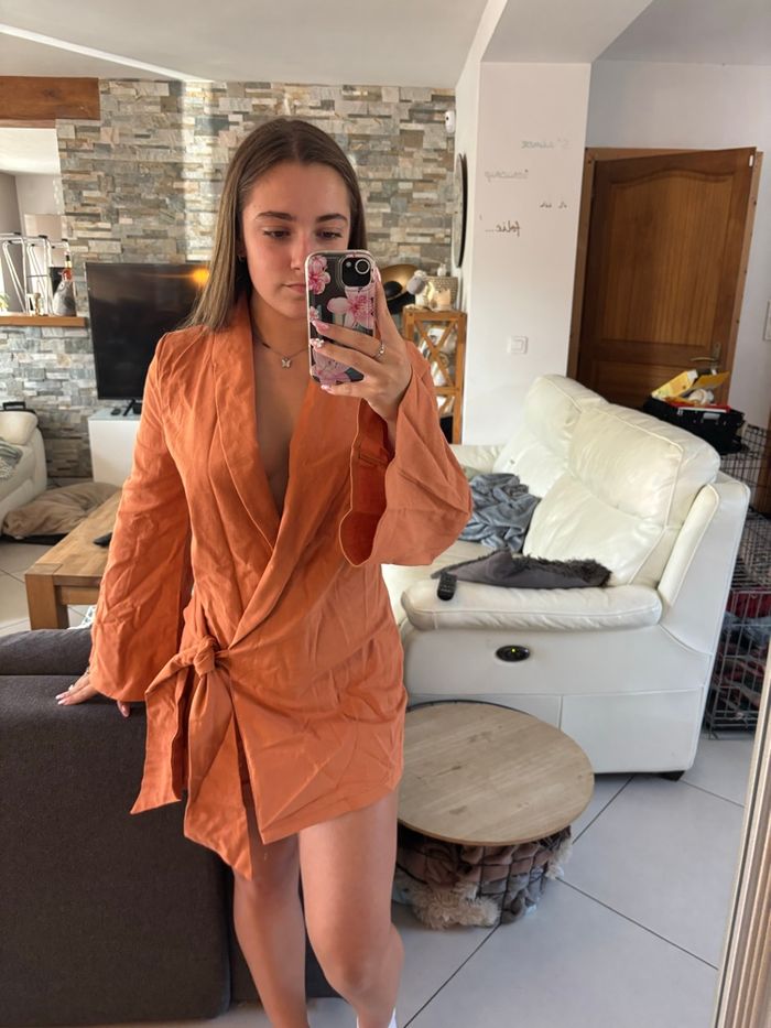 robe blazer teracota - photo numéro 8