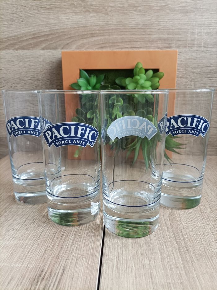 Lot 4 verres pacific force anis - photo numéro 4