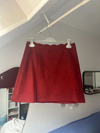 Jupe bordeaux