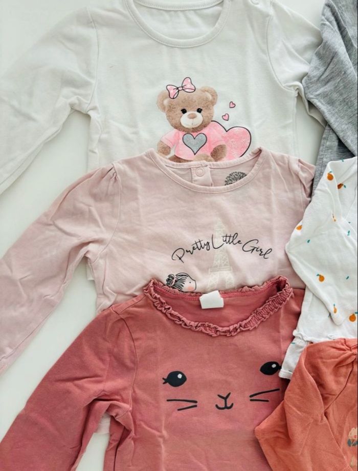 Lot t-shirt ML fille - photo numéro 4