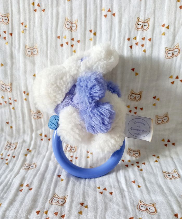 Doudou et Compagnie lapin hochet