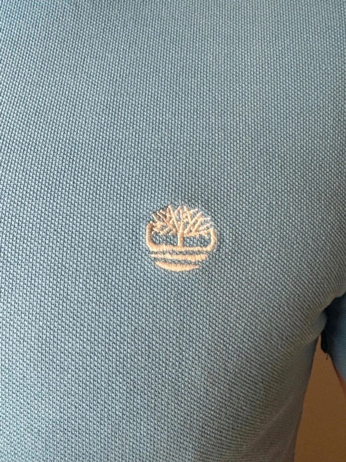 Polo Timberland Enfant Taille M / 16ans bleu clair - photo numéro 4